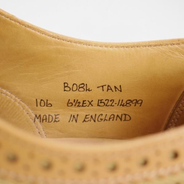 美品★(英)アルフレッドサージェント 6.5EX【貴重★REGAL TOKYO別注】コンビ色/フルブローグ/サージェント/メンズ/Alfred Sargent★d442