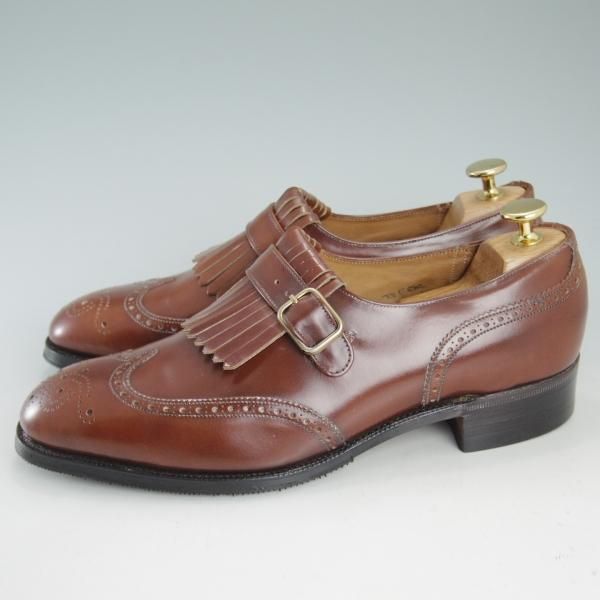 未使用★チャーチ 75F/UK7.5【貴重デッドストック★ブックバインダーカーフ/Stafford】旧チャーチ/3都市ロゴ/69Rラスト/Church's★d447