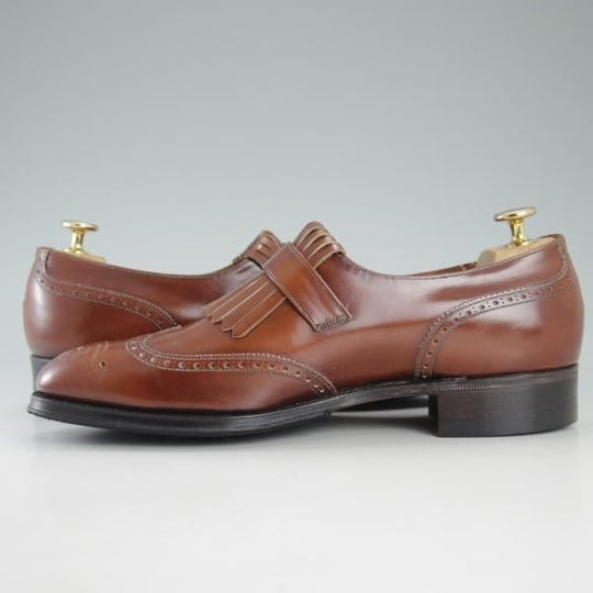 未使用★チャーチ 75F/UK7.5【貴重デッドストック★ブックバインダーカーフ/Stafford】旧チャーチ/3都市ロゴ/69Rラスト/Church's★d447