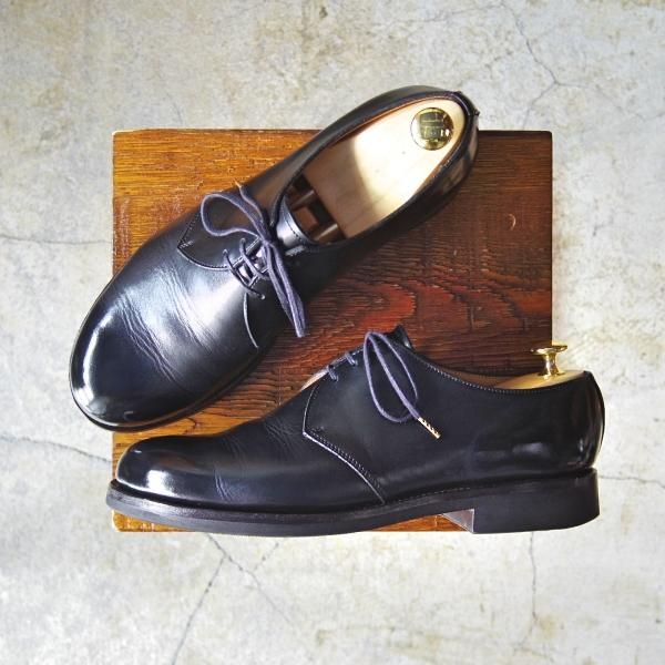 美品★フォルメ/forme (メンズ)25cm/SIZE 5【(三軒茶屋)iremono別注★グッドイヤーウェルテッド製法】fm-81/Staves 2/カーフ/黒★d450