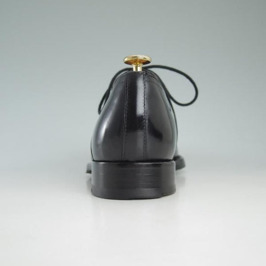 美品★(伊)ステファノ・ブランキーニ SIZE 6.5【★ブラックラピド製法】ストレートチップ/黒/カーフ/メンズ/STEFANO BRANCHINI★d451