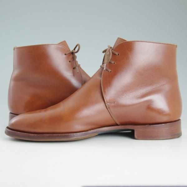 極上★トリッカーズ SIZE 8.5【貴重★ジョージブーツ/M7098/マロンアンティーク】チャッカ ブーツ/カーフ/茶/メンズ/Tricker's★d454