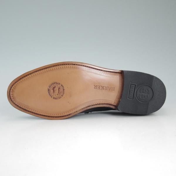 新品★(英)BARKER/バーカー 8G【★グッドイヤーウェルテッド製法】フルブローグ/ポリッシュレザー/黒/メンズ★d456