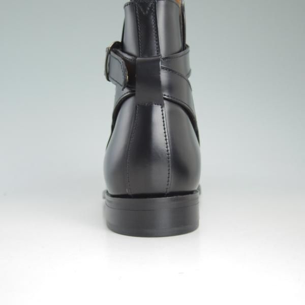 新品★(英)SANDERS/サンダース 7G【貴重★Newmarket/ジョッパーブーツ】2943B/ポリッシュレザー/黒/メンズ★d457