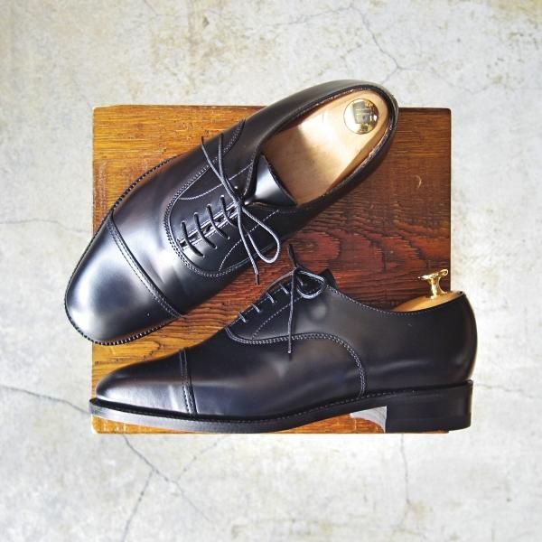 新品★(英)SANDERS/サンダース 6.5H【貴重★Oxford/ストレートチップ】5589B/ポリッシュレザー/黒/メンズ/SANDERS★d459