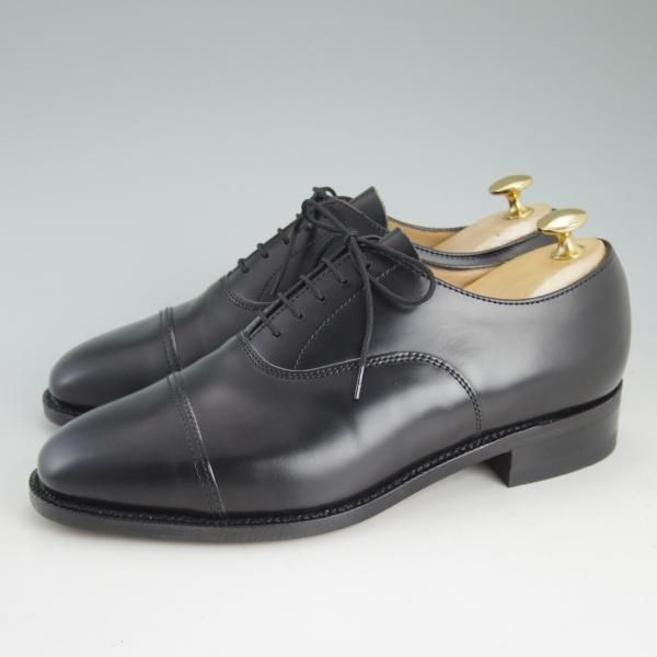 新品★(英)SANDERS/サンダース 6.5H【貴重★Oxford/ストレートチップ】5589B/ポリッシュレザー/黒/メンズ/SANDERS★d459