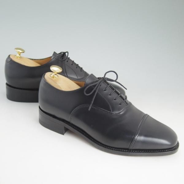 新品★(英)SANDERS/サンダース 6.5H【貴重★Oxford/ストレートチップ】5589B/ポリッシュレザー/黒/メンズ/SANDERS★d459