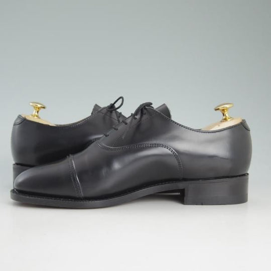 新品★(英)SANDERS/サンダース 6.5H【貴重★Oxford/ストレートチップ】5589B/ポリッシュレザー/黒/メンズ/SANDERS★d459