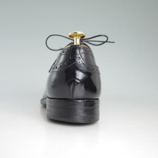 極上★チャーチ 70G/UK7【貴重★旧チャーチ/73ラスト/ブックバインダーカーフ】3都市ロゴ/セミブローグ/黒/メンズ/Church's★d460