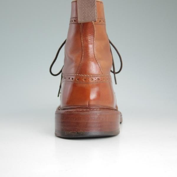 ★トリッカーズ SIZE 8.5【★マロンアンティーク/MALTON/モールトン】2508/茶/カントリーブーツ/カーフ/茶/メンズ/Tricker's★d464
