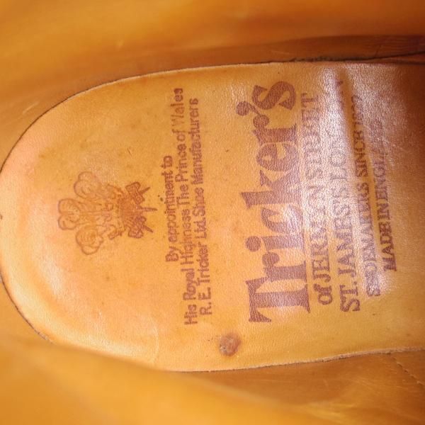 ★トリッカーズ SIZE 8.5【★マロンアンティーク/MALTON/モールトン】2508/茶/カントリーブーツ/カーフ/茶/メンズ/Tricker's★d464