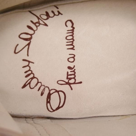 未使用★(伊)サントーニ SIZE 8【★スリッポン/ローファー/シングルモンク/キルト】スエード/アイボリー/メンズ/Santoni★d466