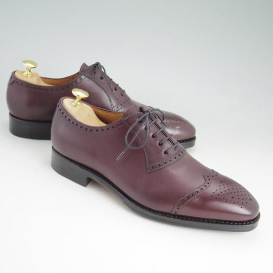 新品★(スペイン製)YANKO/ヤンコ SIZE 6.5【★グッドイヤーウェルテッド製法/ショートウイング】14724/カーフ/赤茶/メンズ★d469