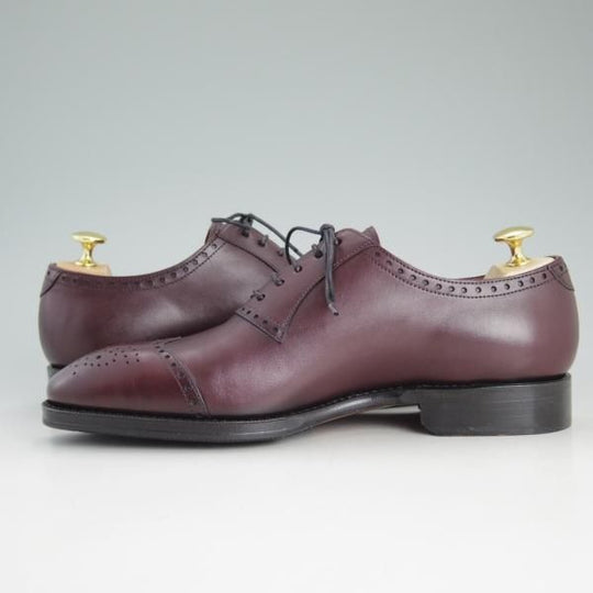 新品★(スペイン製)YANKO/ヤンコ SIZE 6.5【★グッドイヤーウェルテッド製法/ショートウイング】14724/カーフ/赤茶/メンズ★d469