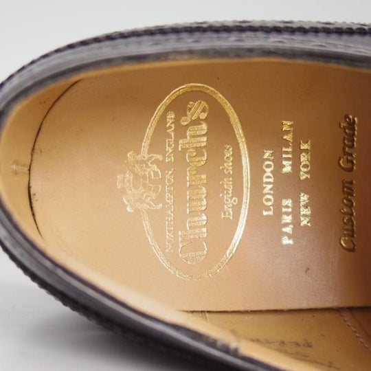 新品★チャーチ 65G/UK6.5【貴重★73ラスト/ディプロマット似寄り】Perth/ポリッシュドバインダーカーフ/セミブローグ/Church's★d472