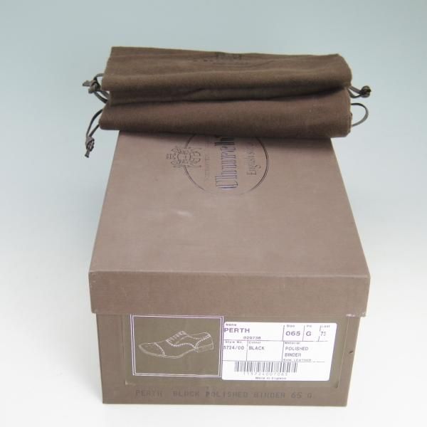 新品★チャーチ 65G/UK6.5【貴重★73ラスト/ディプロマット似寄り】Perth/ポリッシュドバインダーカーフ/セミブローグ/Church's★d472