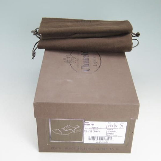 新品★チャーチ 65G/UK6.5【貴重★73ラスト/ディプロマット似寄り】Perth/ポリッシュドバインダーカーフ/セミブローグ/Church's★d472