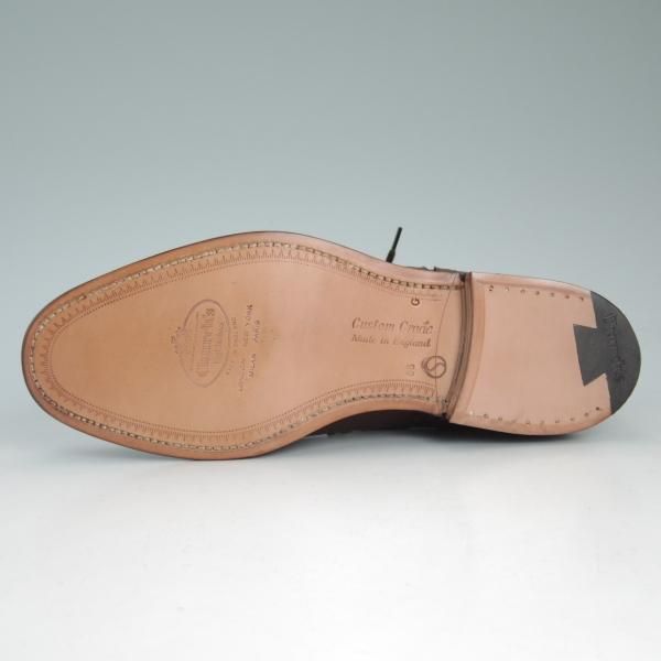 新品★チャーチ 65G/UK6.5【貴重★73ラスト/ディプロマット/DIPLOMAT】セミブローグ/4都市ロゴ/ネバダカーフ/濃茶/メンズ/Church's★d474