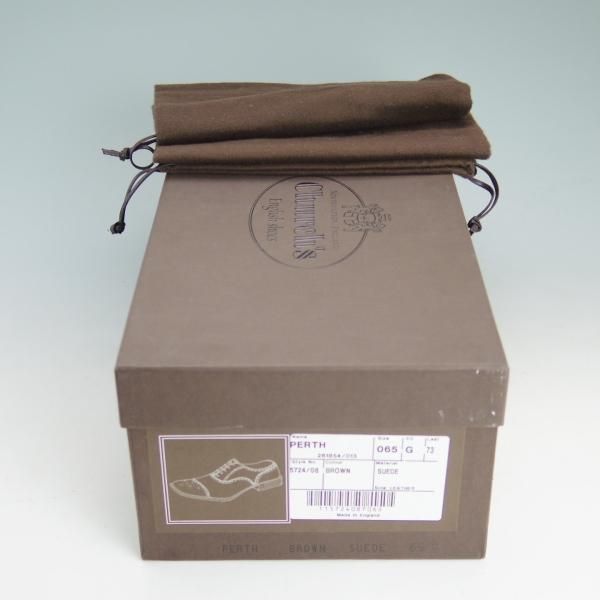 新品★チャーチ 65G/UK6.5【貴重★73ラスト/ディプロマット似寄り】Perth/セミブローグ/4都市ロゴ/スエード/濃茶/メンズ/Church's★d475