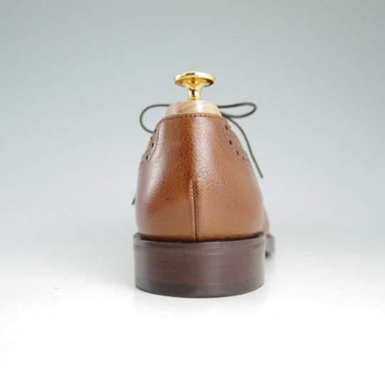 新品★(英)Loake/ローク 6.5G【貴重★デッドストック品/TWEED2/セミブローグ】026ラスト/グレインレザー/茶/メンズ★d478