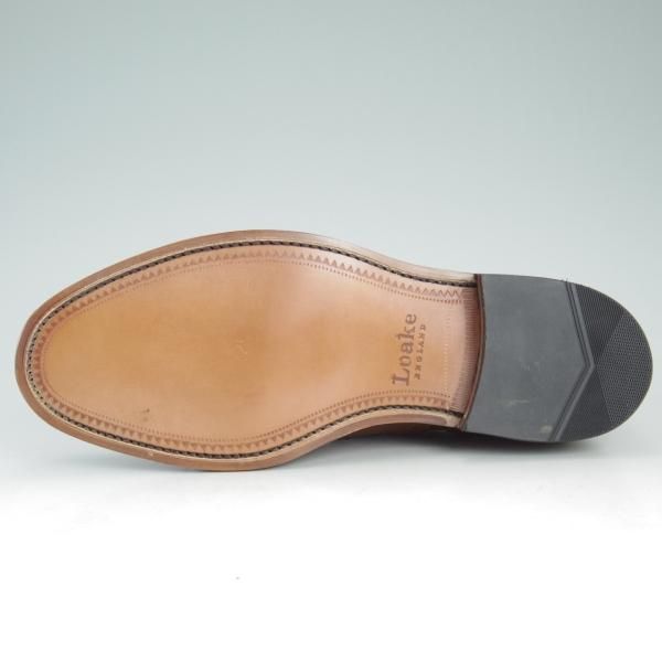 新品★(英)Loake/ローク 6.5G【貴重★デッドストック品/TWEED2/セミブローグ】026ラスト/グレインレザー/茶/メンズ★d478