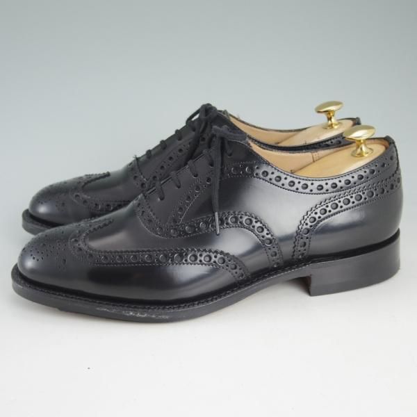 未使用★チャーチ 70F/UK7【★バーウッド/BURWOOD】81ラスト/ポリッシュドバインダーカーフ/5都市ロゴ/フルブローグ/メンズ/Church's★d479