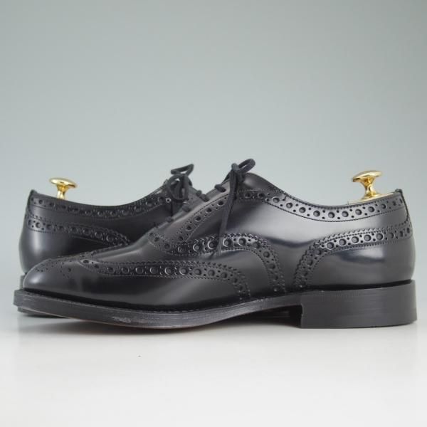 未使用★チャーチ 70F/UK7【★バーウッド/BURWOOD】81ラスト/ポリッシュドバインダーカーフ/5都市ロゴ/フルブローグ/メンズ/Church's★d479