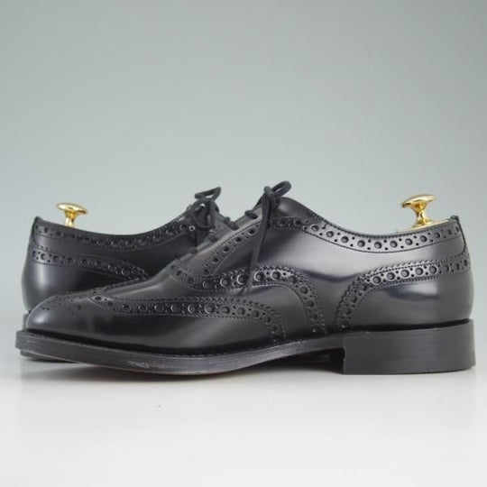 未使用★チャーチ 70F/UK7【★バーウッド/BURWOOD】81ラスト/ポリッシュドバインダーカーフ/5都市ロゴ/フルブローグ/メンズ/Church's★d479