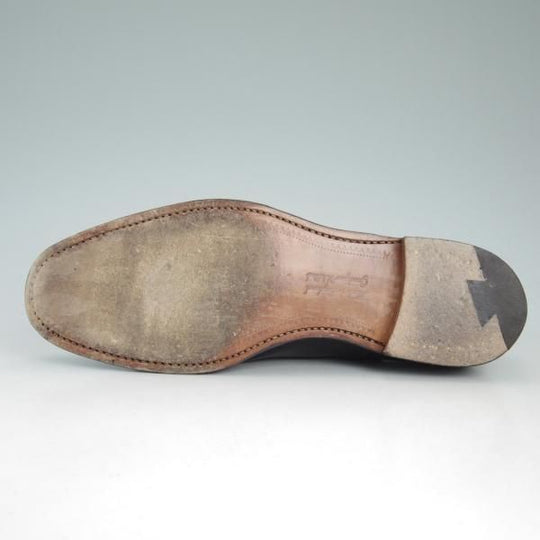 極美品★(英)チーニー7F【定価￥74,520-★アルフレッド/ALFRED】125ラスト/ストレートチップ/カーフ/黒/メンズ/CHEANEY★d481