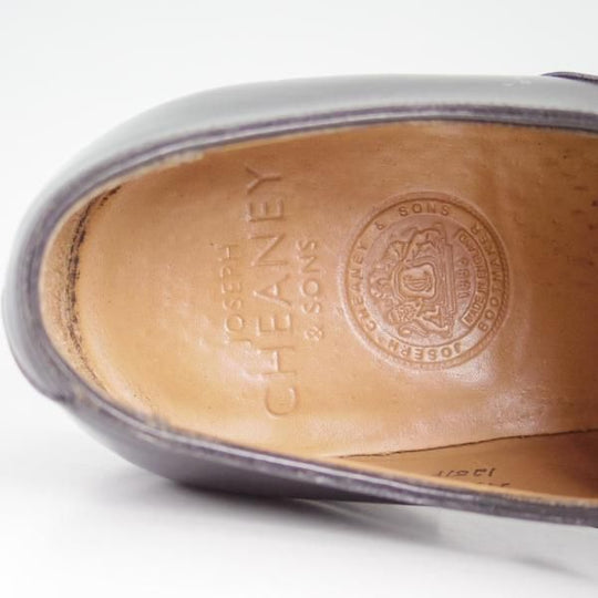 極美品★(英)チーニー7F【定価￥74,520-★アルフレッド/ALFRED】125ラスト/ストレートチップ/カーフ/黒/メンズ/CHEANEY★d481