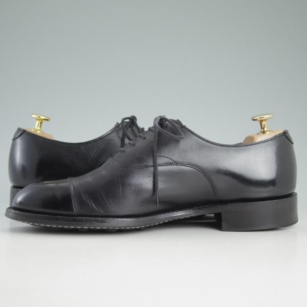 美品★(英)チーニー 6F【ダイナイトソール仕様★アルフレッド/ALFRED】125ラスト/ストレートチップ/カーフ/黒/メンズ/CHEANEY★d482