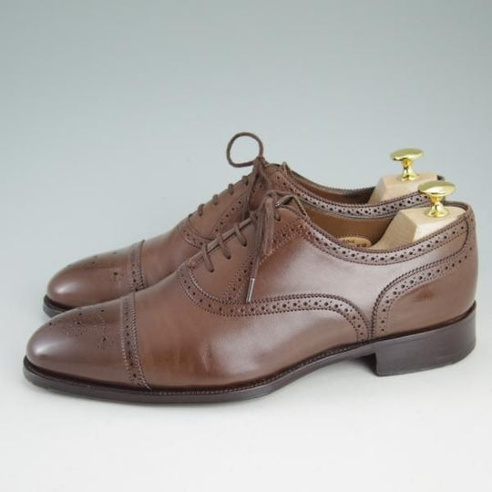 美品★(英)アルフレッド・サージェント UK6.5【上級★エクスクルーシブライン/COSGROVE】110ラスト/セミブローグ/Alfred Sargent★d483