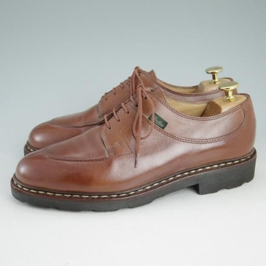 美品★パラブーツ SIZE 6【定番★アヴィニョン/AVIGNON/マロン/MARRON】グリフソール/Uチップ/リスレザー/GRIFF/メンズ/Paraboot★d484