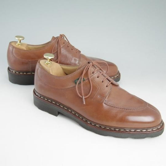 美品★パラブーツ SIZE 6【定番★アヴィニョン/AVIGNON/マロン/MARRON】グリフソール/Uチップ/リスレザー/GRIFF/メンズ/Paraboot★d484