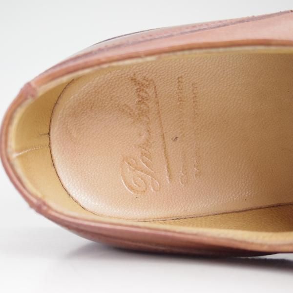 美品★パラブーツ SIZE 6【定番★シャンボード/CHAMBORD/マロン/MARRON】Uチップ/TEXソール/リスレザー/茶/メンズ/Paraboot★d485