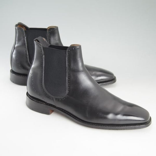 極上★(英)チーニー 7F【貴重★(英)ポールスミス別注/Paul Smith/サイドゴアブーツ】カーフ/黒/メンズ/シューズ/靴/CHEANEY★d494