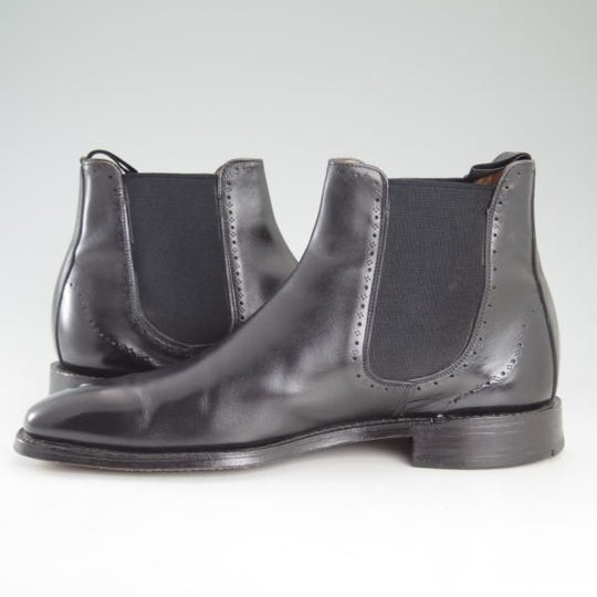 極上★(英)チーニー 7F【貴重★(英)ポールスミス別注/Paul Smith/サイドゴアブーツ】カーフ/黒/メンズ/シューズ/靴/CHEANEY★d494