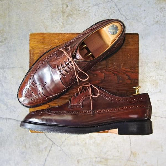 極上☆(英)チーニー製 UK9/US9.5E【コードバン仕様☆ROYAL TWEED 