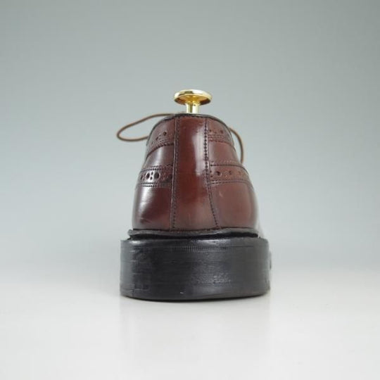 極上★(英)チーニー製 UK9/US9.5E【コードバン仕様★ROYAL TWEED/チャーチ名義】ロングウイング/ロイヤルツイード/CHEANEY★d495