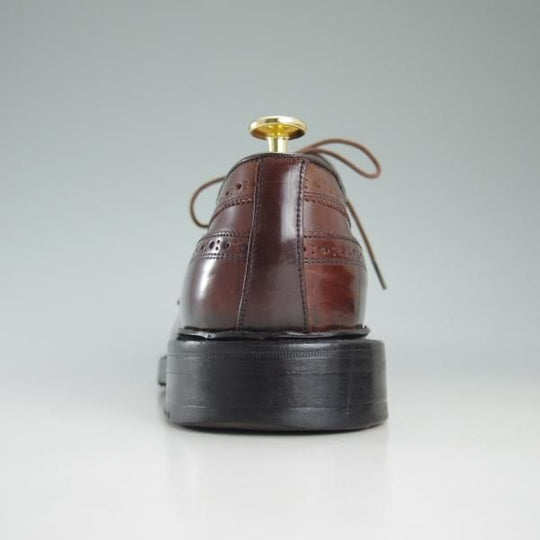 極上★(英)チーニー製 UK9/US9.5E【コードバン仕様★ROYAL TWEED/チャーチ名義】ロングウイング/ロイヤルツイード/CHEANEY★d495