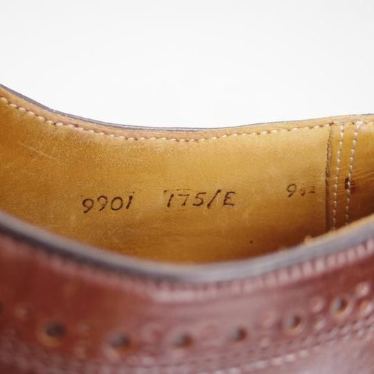 極上★(英)チーニー製 UK9/US9.5E【コードバン仕様★ROYAL TWEED/チャーチ名義】ロングウイング/ロイヤルツイード/CHEANEY★d495