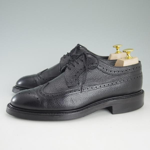 極美品★(英)チーニー 6.5F【ダイナイトソール仕様★ロングウイング/YELVERTOFT】1886ラスト/グレインレザー/黒/メンズ/CHEANEY★d496