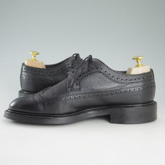 極美品★(英)チーニー 6.5F【ダイナイトソール仕様★ロングウイング/YELVERTOFT】1886ラスト/グレインレザー/黒/メンズ/CHEANEY★d496
