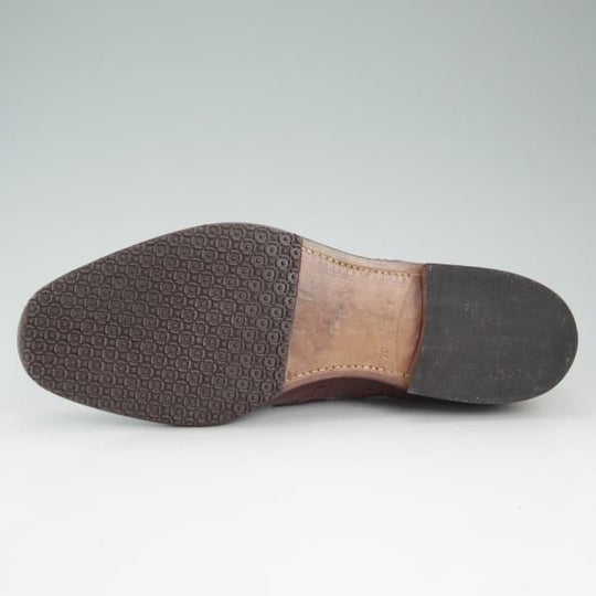 極上★チャーチ 70F/UK7【旧チャーチ★73ラスト/CHETWYND/チェットウィンド】3都市ロゴ/フルブローグ/赤茶/カーフ/メンズ/Church's★d498