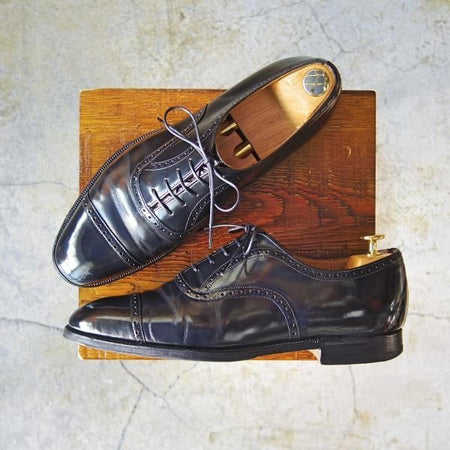 極上★チャーチ  80F/UK8【旧チャーチ★73ラスト/ブックバインダーカーフ】LEGATE/3都市ロゴ/クォーターブローグ/メンズ/Church's★d499