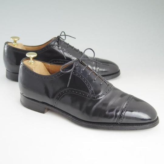 極上★チャーチ  80F/UK8【旧チャーチ★73ラスト/ブックバインダーカーフ】LEGATE/3都市ロゴ/クォーターブローグ/メンズ/Church's★d499