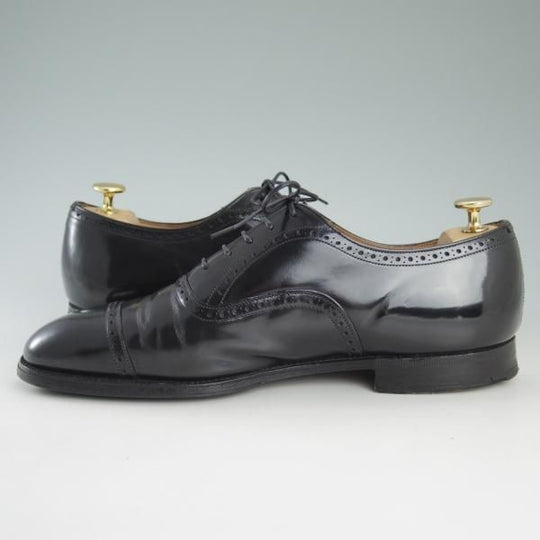 極上★チャーチ  80F/UK8【旧チャーチ★73ラスト/ブックバインダーカーフ】LEGATE/3都市ロゴ/クォーターブローグ/メンズ/Church's★d499