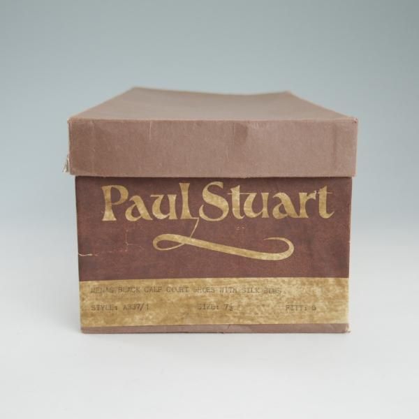美品★トリッカーズ SIZE 7.5【貴重★(米)Paul Stuart別注/オペラパンプス】ローファー/黒/メンズ/ポールスチュアート/Tricker's★d501