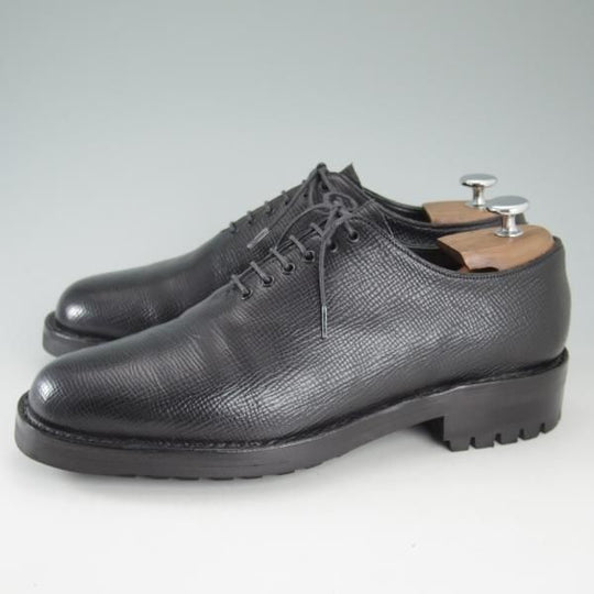 極美品★(英)チーニー 8F【貴重★カントリー風/ホールカット】WISE/4436ラスト/コマンドソール/グレインレザー/黒/メンズ/CHEANEY★d502