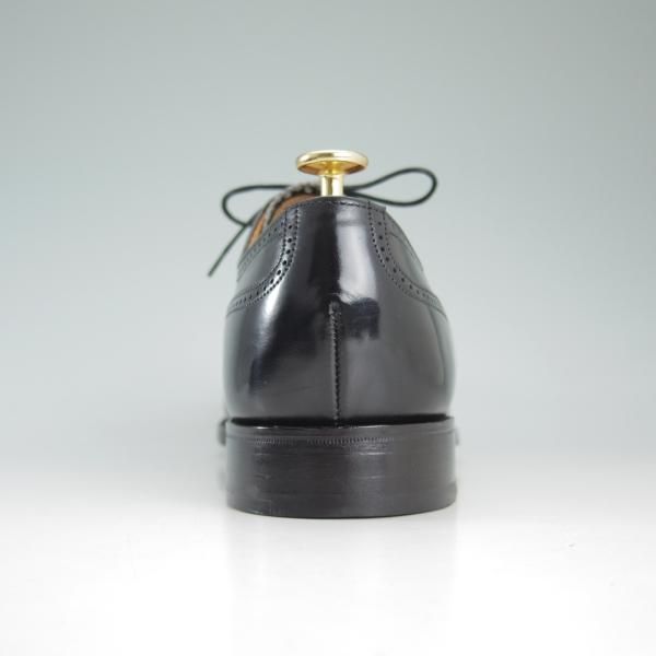 未使用★(英)チーニー 8.5F【貴重★バーニーズNY別注/BARNEYS NEWYORK】6184ラスト/セミブローグ/カーフ/黒/メンズ/CHEANEY★d503